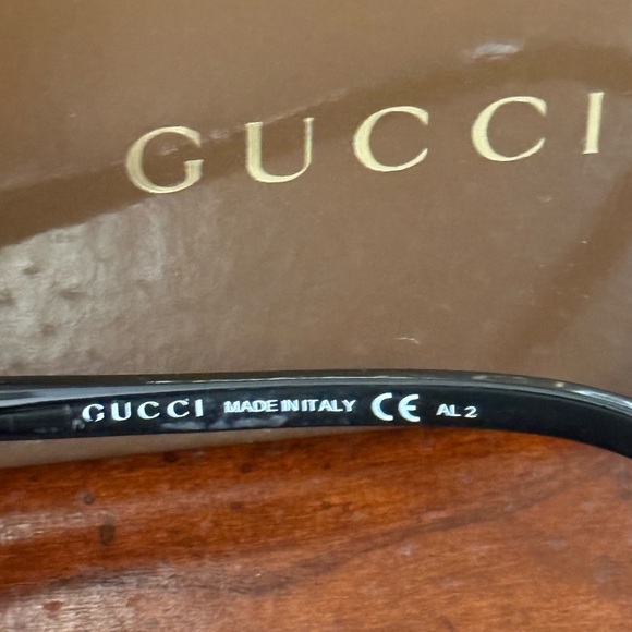Gucci GG3194/S Black Sunglasses with Brown Case & box main image 5